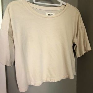 Box tee crop top